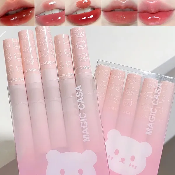 MAGIC CASA Water Glossy Mirror Lipstick Set